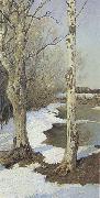 Ilya Ostroukhov Early Spring oil painting artist